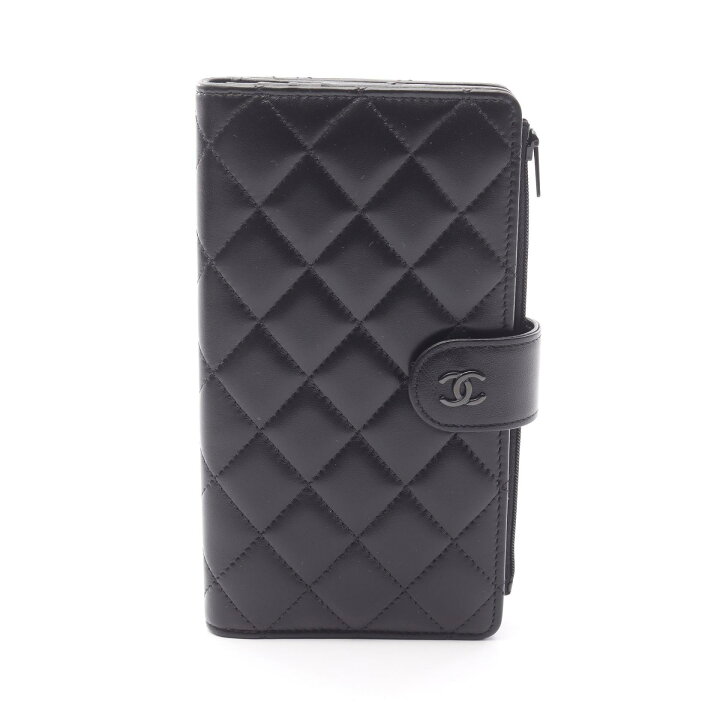 楽天市場】シャネル CHANEL マトラッセ 二つ折り長財布 財布  