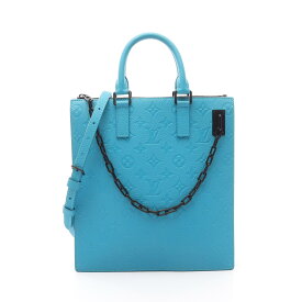 【15％OFFクーポン対象】ルイ・ヴィトン LOUIS VUITTON サックプラ メッセンジャー モノグラムトリヨン トートバッグ バッグ トリヨンレザー トリヨンレザー メンズ ブルー系 M55891 【中古】