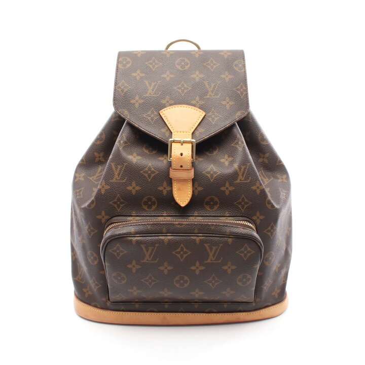 楽天市場】ルイ・ヴィトン LOUIS VUITTON モンスリGM リュックサック  