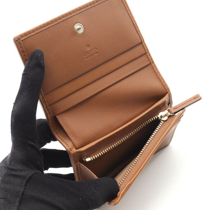 楽天市場】グッチ GUCCI ホースビット 1955 GGスプリーム 二つ折り財布  