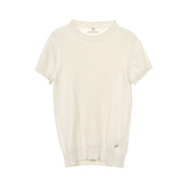 【3千円OFFクーポン対象＆まとめ買い10%OFF】エルメス HERMES ニット 衣料品 トップス カシミヤ コットン レディース アイボリー系 - 【中古】