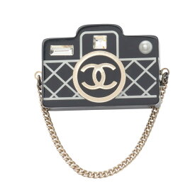シャネル CHANEL ココマーク ブローチ アクセサリー GP（ゴールドメッキ） プラスチック レディース ブラック系 / ゴールド系 【中古】