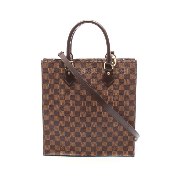 楽天市場】ルイ・ヴィトン LOUIS VUITTON サックプラPM ダミエエベヌ 
