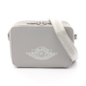 【20％OFFクーポン対象】ディオール Dior DIOR × NIKE AIR JORDAN AIR DIOR ショルダーバッグ バッグ レザー メンズ グレー系 【中古】