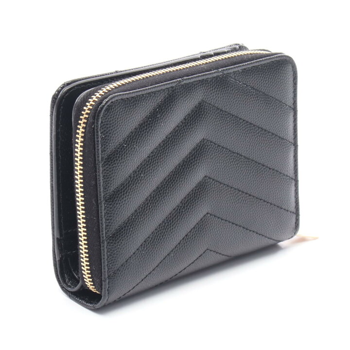 サンローランパリ SAINT LAURENT PARIS モノグラム 二つ折り財布 財布  