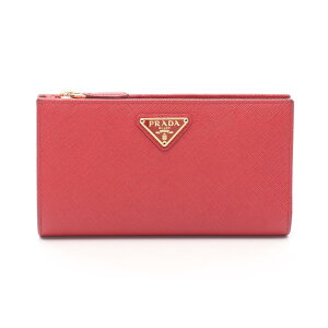 プラダ(PRADA) サフィアーノ(SAFFIANO) 中古 レディース二つ折り財布  
