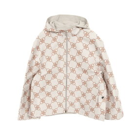 【5％OFFクーポン＆まとめ買い10%OFF対象】エルメス HERMES ブルゾン 衣料品 アウター コットン レーヨン レディース ベージュ系 / オレンジ系 2E0154DX 【中古】