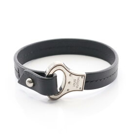 ルイ・ヴィトン LOUIS VUITTON ブラスレ アーカイブ ブレスレット アクセサリー レザー ステンレススチール メンズ ブラック系 / シルバー系 M6290 【中古】