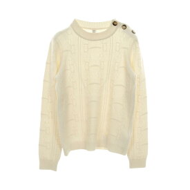 【5%OFFクーポン×ポイント5倍】エルメス HERMES ニット 衣料品 トップス ウール カシミヤ レディース アイボリー系 【中古】