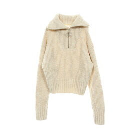 アミ AMI セーター 衣料品 トップス ウール レディース アイボリー系 【中古】