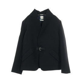 【5％OFFクーポン＆まとめ買い10%OFF対象】エルメス HERMES バスキュール 衣料品 アウター ウール レディース ブラック系 【中古】