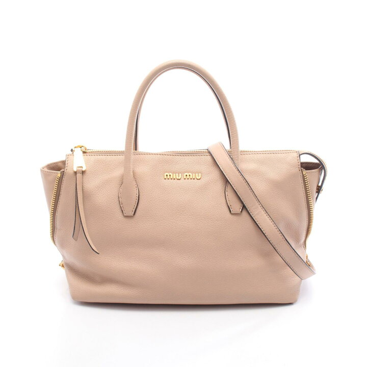 楽天市場】ミュウ ミュウ Miu Miu MADRAS マドラス ハンドバッグ  