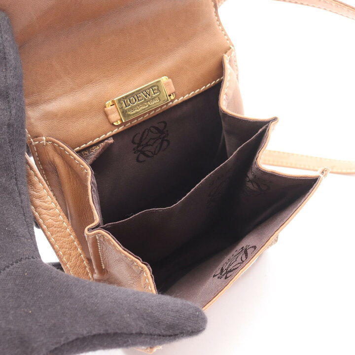 楽天市場】ロエベ LOEWE ショルダーバッグ バッグ レザー  