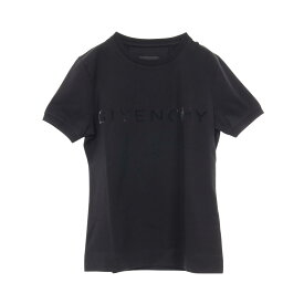 ジバンシィ GIVENCHY ロゴ 半袖Tシャツ 衣料品 トップス コットン レディース ブラック系 BW70BFP6VY008S 【新品】