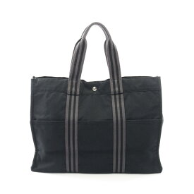 エルメス HERMES フールトゥGM トートバッグ バッグ キャンバス メンズ レディース ブラック系 【中古】