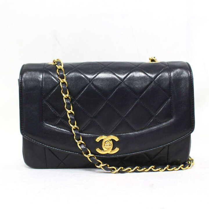 楽天市場】【中古】 シャネル マトラッセ ダイアナフラップ チェーン  