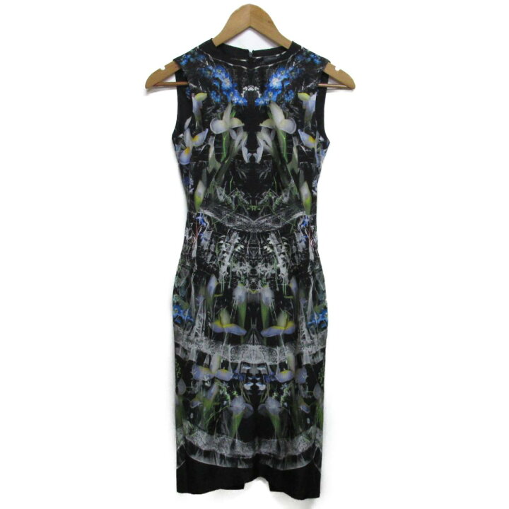 楽天市場 中古 アレキサンダー マックイーン ワンピース レディース シルク ブラック X ホワイト グリーン ブルー イエロー Alexander Mcqueen Brandoff ブランドオフ 衣料品 衣類 ブランド Brandoff銀座