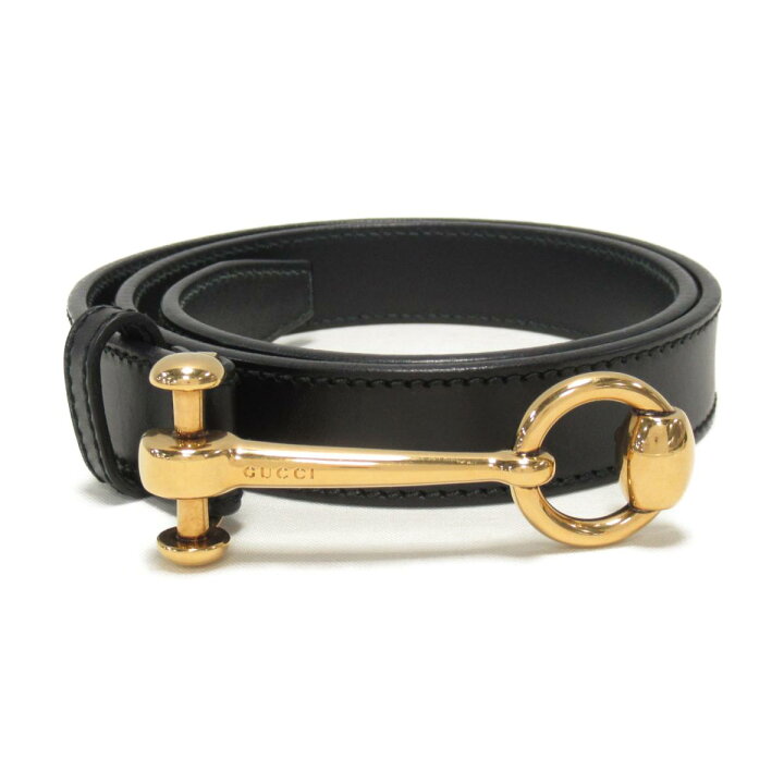 楽天市場 中古 グッチ ベルト レディース レザー ブラック 3098 Gucci Brandoff ブランドオフ ブランド ブランド雑貨 小物 雑貨 レディースベルト Brandoff銀座