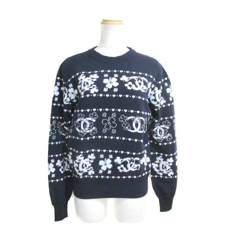 楽天市場】【中古】 シャネル カシミア セーター レディース 64  