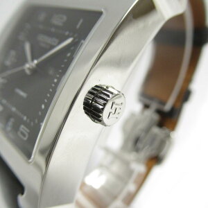 【中古】エルメスHウォッチ腕時計ウォッチメンズメンズステンレススチール(SS)×レザーベルト(HH2.810)