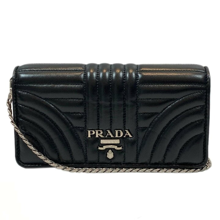楽天市場】【中古】 プラダ チェーンウォレット ショルダーバッグ 
