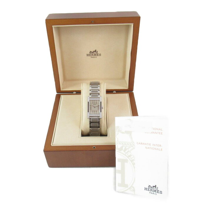 楽天市場】【中古】 エルメス タンデム ダイヤベゼル ウォッチ 腕時計  