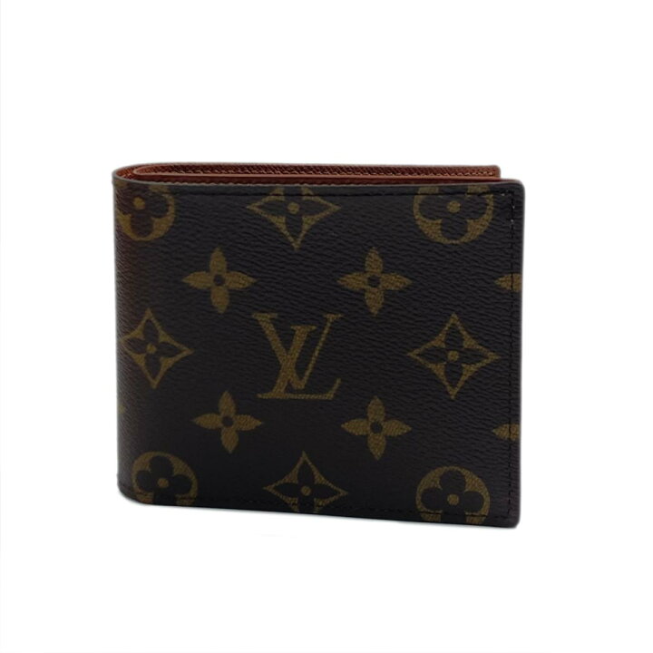 楽天市場】【中古】ルイヴィトン ポルトフォイユ・マルコ 二つ折り財布 