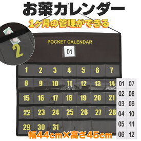 お薬カレンダー 1ヶ月 壁掛け ずっと使える 超軽量 透明ポケット 見やすい 薬 飲み忘れ防止 薬カレンダー ポケット 投薬カレンダー おくすりカレンダー 省スペース ウォールポケット 高齢者 介護 服薬管理 小物収納 便利 壁掛け収納 見える安心【1000円ポッキリ 送料無料】