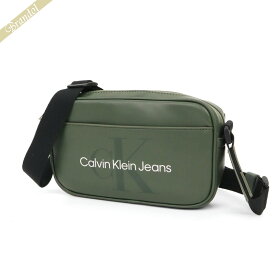 カルバンクライン・ジーンズ Calvin Klein Jeans メンズ ショルダーバッグ クロスボディ グリーン K50K510396LLP | コンビニ受取 ブランド