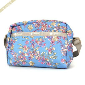 レスポートサック LeSportsac レディース ショルダーバッグ MINI CROSSBODY フラワー 花柄 ブルー系×グレージュ 2434 F426 | コンビニ受取 ブランド