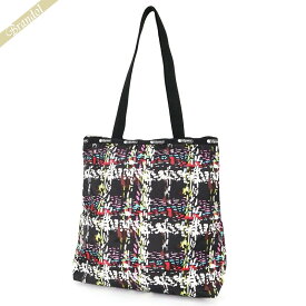 レスポートサック LeSportsac レディース トートバッグ EASY MAGAZINE TOTE チェック柄風 ブラック系マルチカラー 3531 E474 | コンビニ受取 ブランド