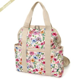 レスポートサック LeSportsac レディース リュックサック DOUBLE TROUBLE 2way ミニボストンバッグ 花柄 ピンクベージュ 2442 F654 | コンビニ受取 ブランド