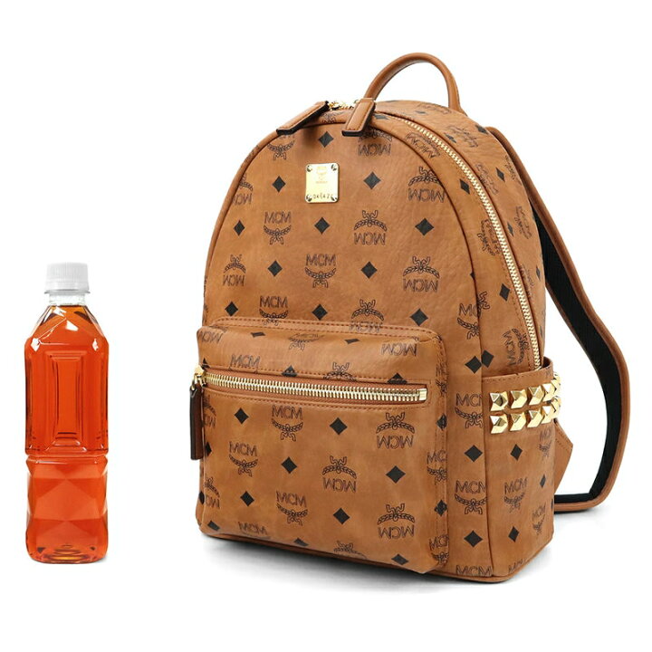MCM ヴィセトスリュックバックパック モノグラム 総柄 ロゴスタッズ