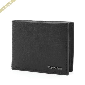 カルバンクライン Calvin Klein 財布 メンズ 二つ折り財布 ブラック K50K509616BAX | コンビニ受取 ブランド