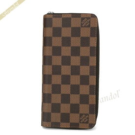 ルイヴィトン LOUIS VUITTON 財布 メンズ・レディース ラウンドファスナー長財布 ダミエ エベヌ キャンバス ブラウン系 N61207 | ブランド