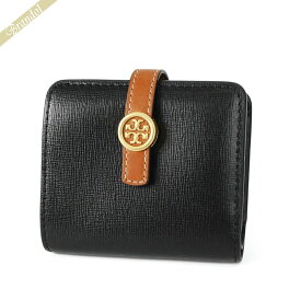 トリーバーチ TORY BURCH 財布 レディース 二つ折り財布 ROBINSON マルチカラー ブラック系 142751 001 | コンビニ受取 ブランド