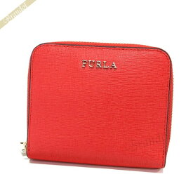 フルラ FURLA 財布 レディース 二つ折り財布 BABYLON バビロン スモールジップアラウンド ウォレット レザー レッド系 PR84 B30 DET / 962129 | コンビニ受取 ブランド