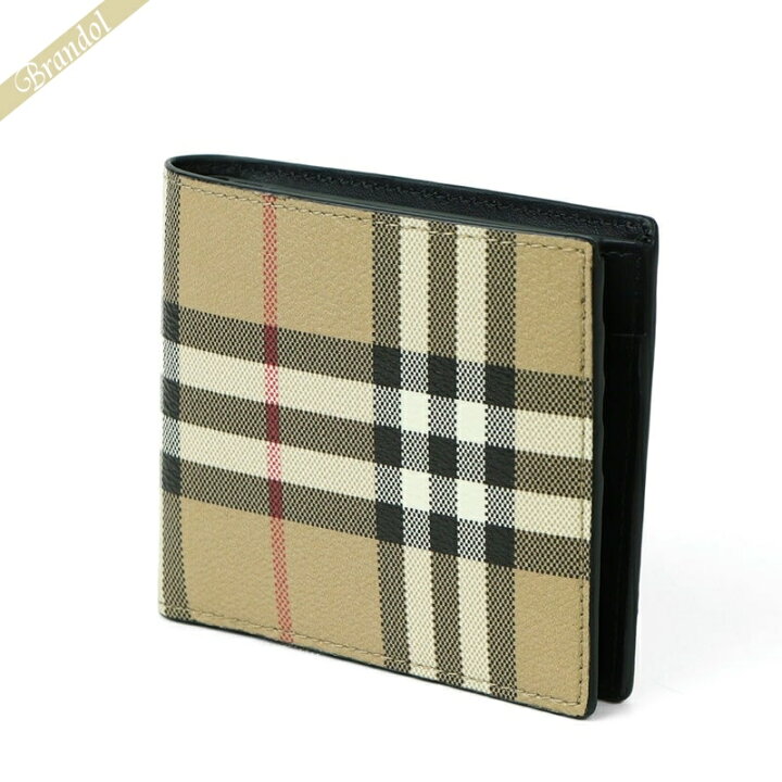 楽天市場】バーバリー BURBERRY 財布 メンズ 二つ折り財布 チェック柄  