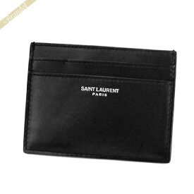 サンローラン パリ SAINT LAURENT メンズ・レディース カードケース レザー カードホルダー ブラック 375946 0U90N 1000 | コンビニ受取 ブランド