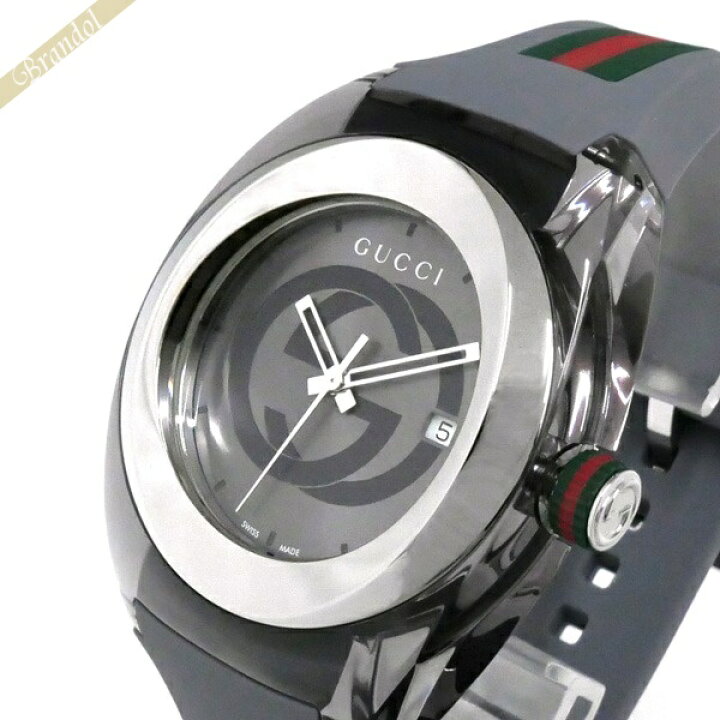 楽天市場】グッチ GUCCI メンズ腕時計 SYNC グッチシンク 46mm グレー  