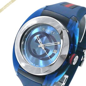 グッチ GUCCI メンズ腕時計 SYNC グッチシンク 46mm ブルー YA137104A | ブランド