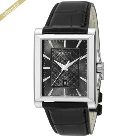 グッチ GUCCI メンズ腕時計 Gタイムレス G-Timeless レクタングル ブラック YA138406 | ブランド