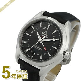 オメガ OMEGA メンズ腕時計 シーマスター アクアテラ GMT コーアクシャル 自動巻き 43mm ブラック 231.13.43.22.01.001 | ブランド