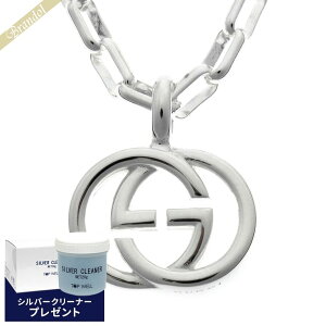 《1000円OFFクーポン対象_7月6日23:59迄》グッチ GUCCI ネックレス メンズ インターロッキングG ペンダント シルバー 295710 J8400 8106 | コンビニ受取 xcp9 ブランド