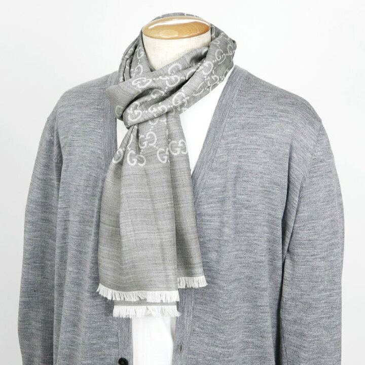 楽天市場】グッチ GUCCI ストール レディース シルク・ウール GG柄  