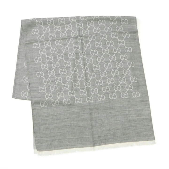 楽天市場】グッチ GUCCI ストール レディース シルク・ウール GG柄  