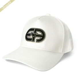 エンポリオアルマーニ EMPORIO ARMANI メンズ 帽子 EAロゴ ベースボールキャップ ホワイト 627521 3R589 00010 | コンビニ受取 ブランド