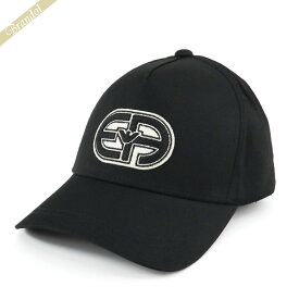 エンポリオアルマーニ EMPORIO ARMANI メンズ 帽子 EAロゴ ベースボールキャップ ブラック 627521 3R589 00020 | コンビニ受取 ブランド