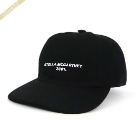 ステラ マッカートニー STELLA McCARTNEY メンズ・レディース 帽子 ロゴ ベースボールキャップ ブラック 570194 WP0023 1019 | コンビニ受取 ブランド