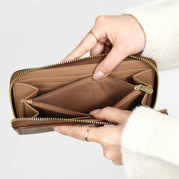 楽天市場】コーチ COACH 財布 レディース 女性 長財布 ラウンド 